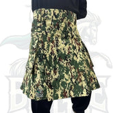 Camouflage Utility Kilt – Handmade Tactical Kilt for Men